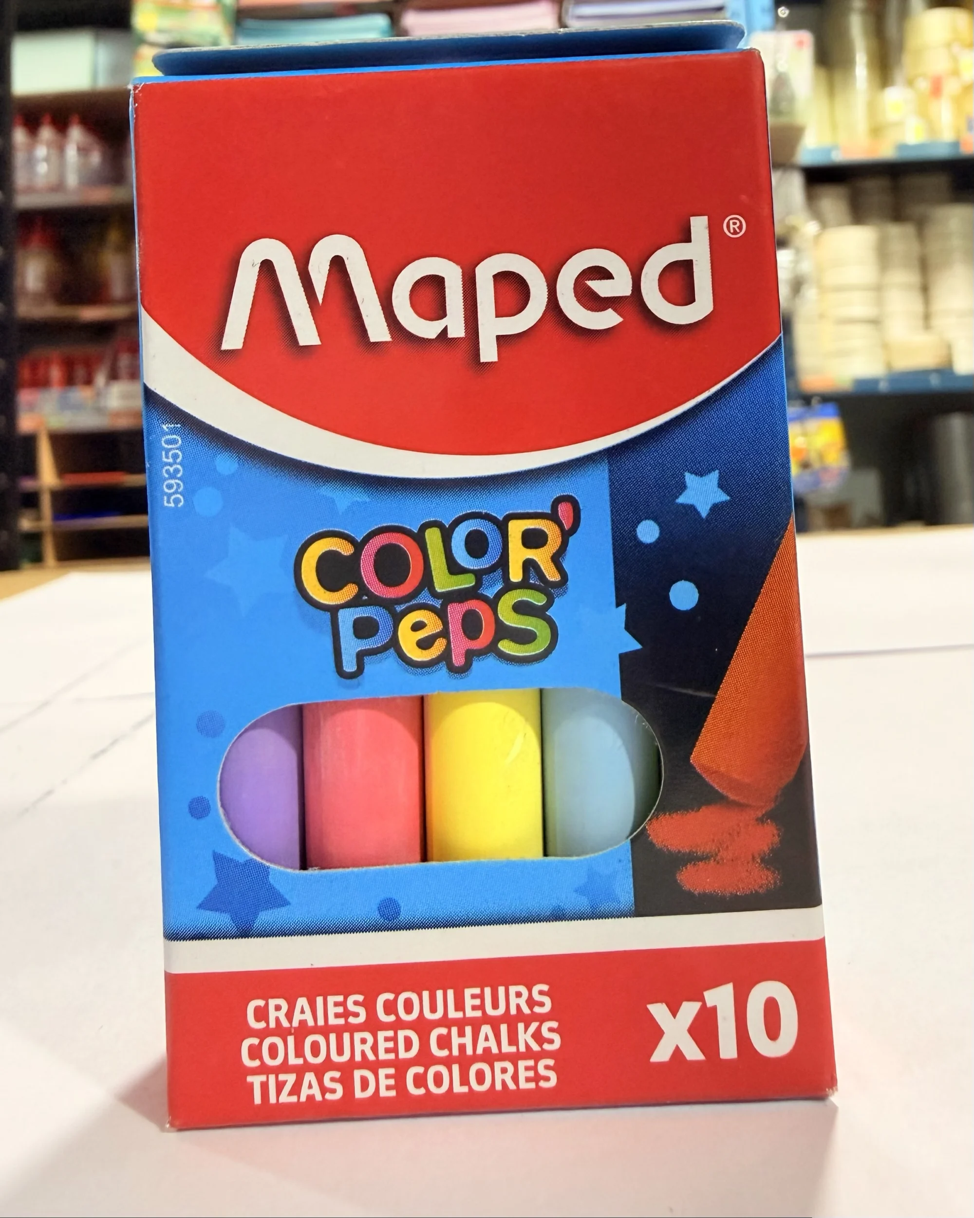 Yeso en barra colores maped