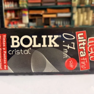 Lapicero Bolik ultra fino 0.7 rojo