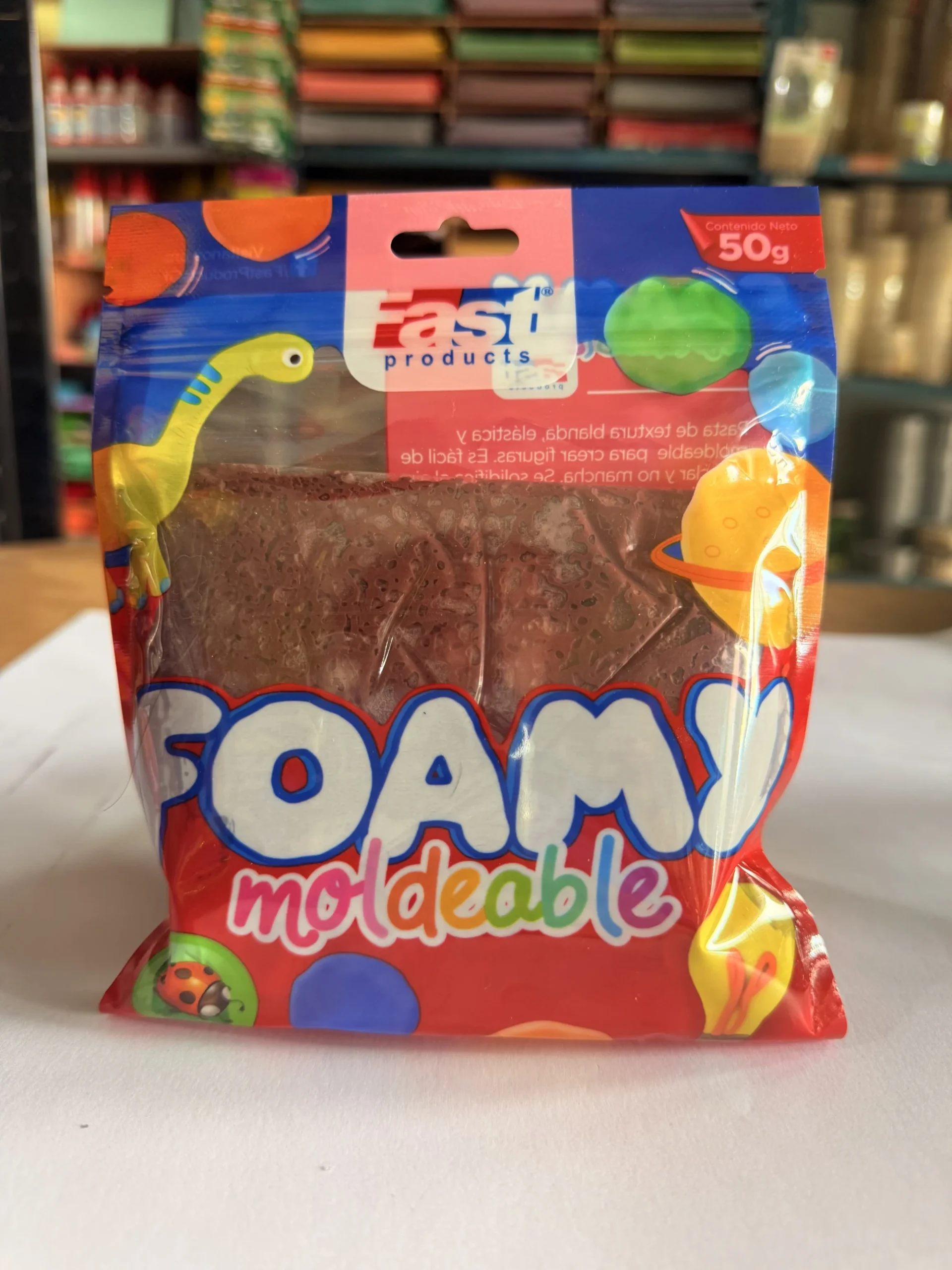 Fomy moldeable 50gr café oscuro