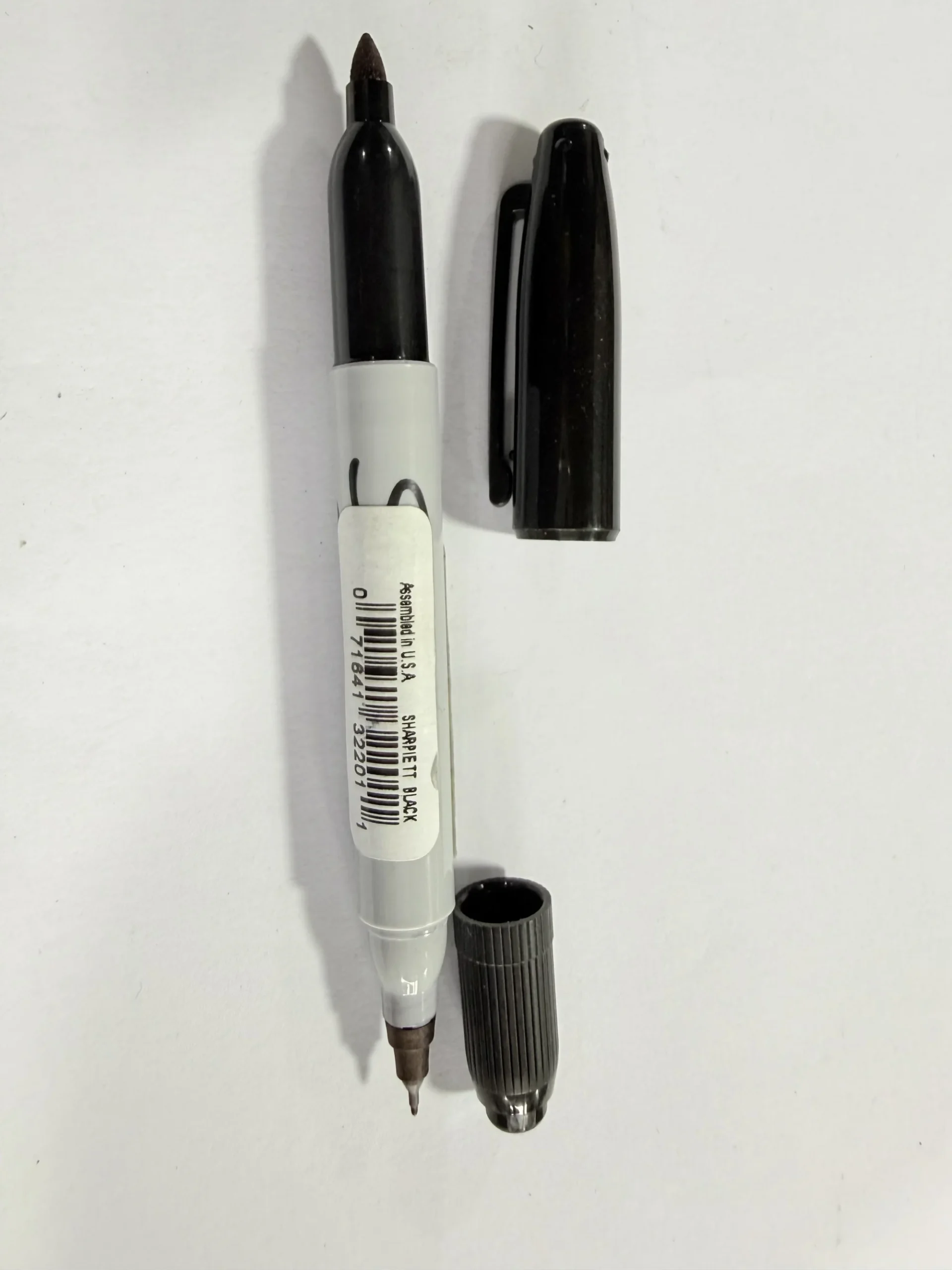 Marcador Sharpie doble punta negro