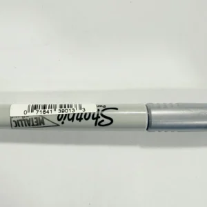 Marcador sharpie metalico plateado