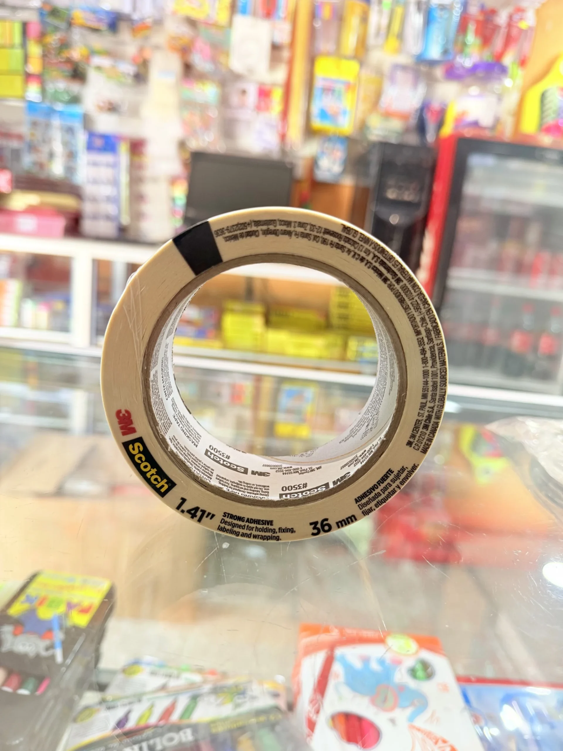 Masking tape 1.41” 43 yardas 3M Scotch