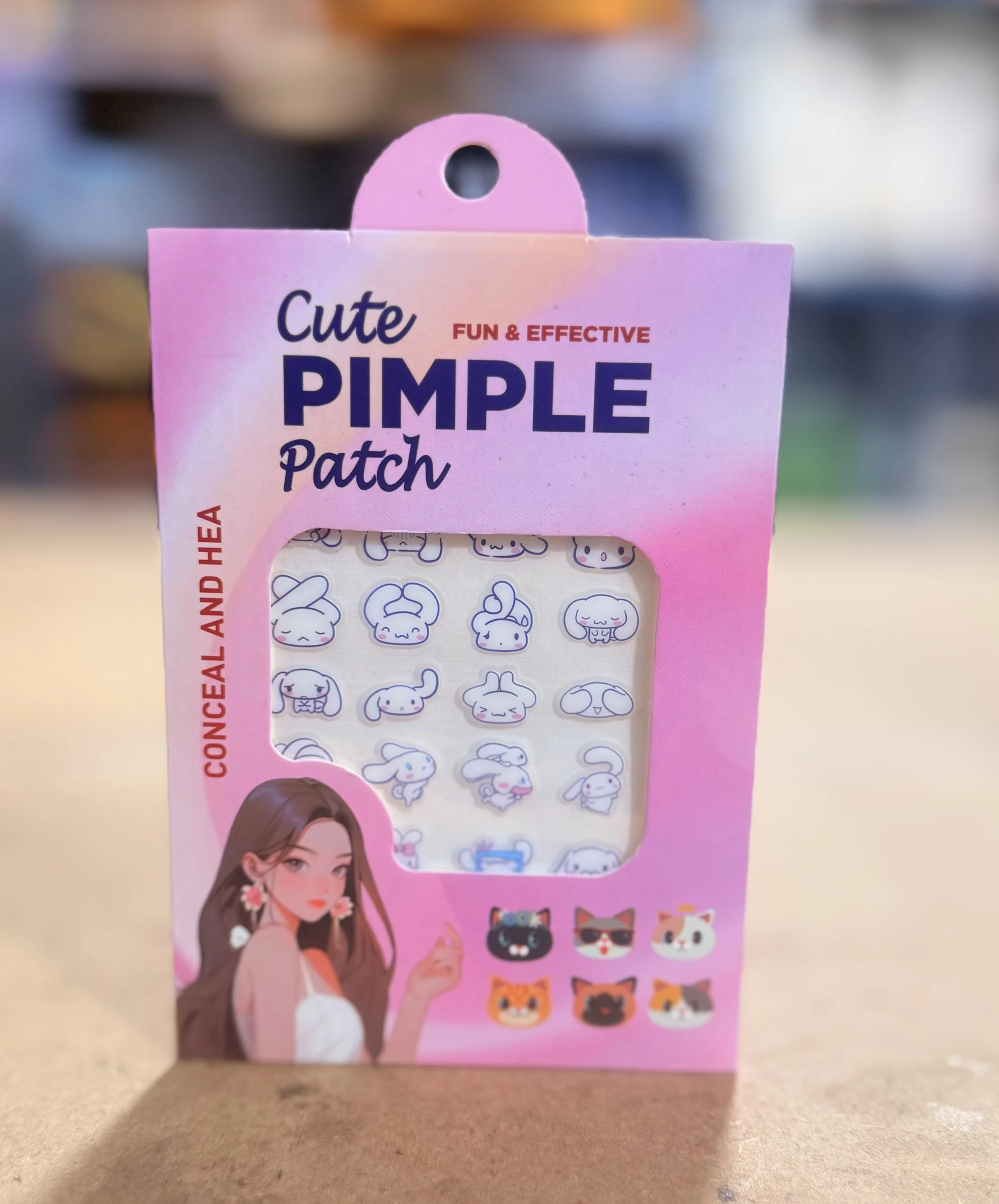 Cute pimple patch