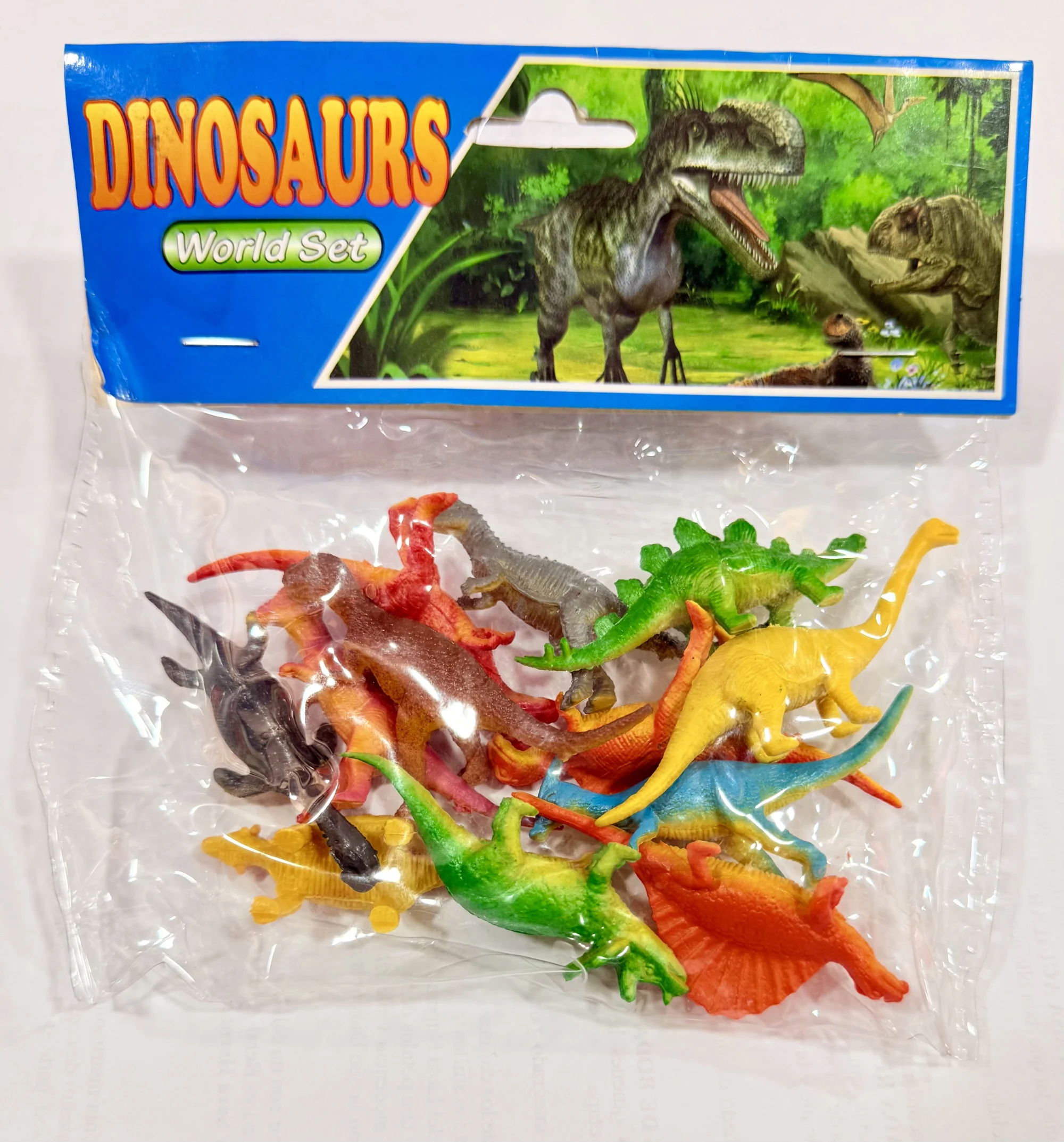 Dinosaurio Word set (etiueta azul)