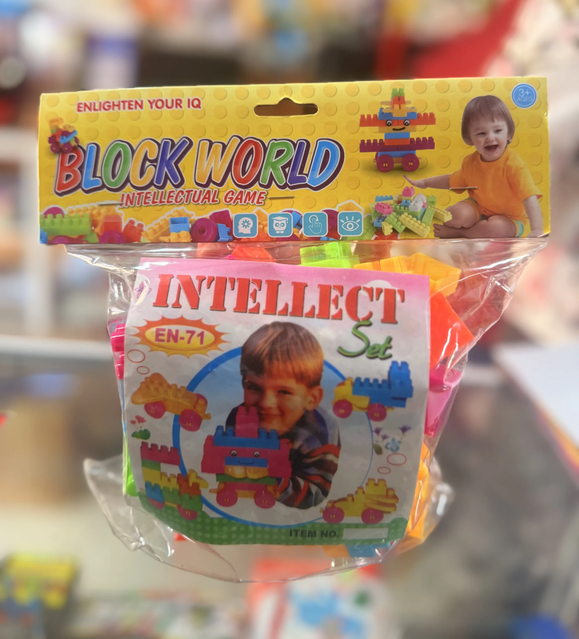 Lego grande en bolsa blocks world intellectual game