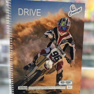 Cuaderno espiral 100 hojas doble linea Concept