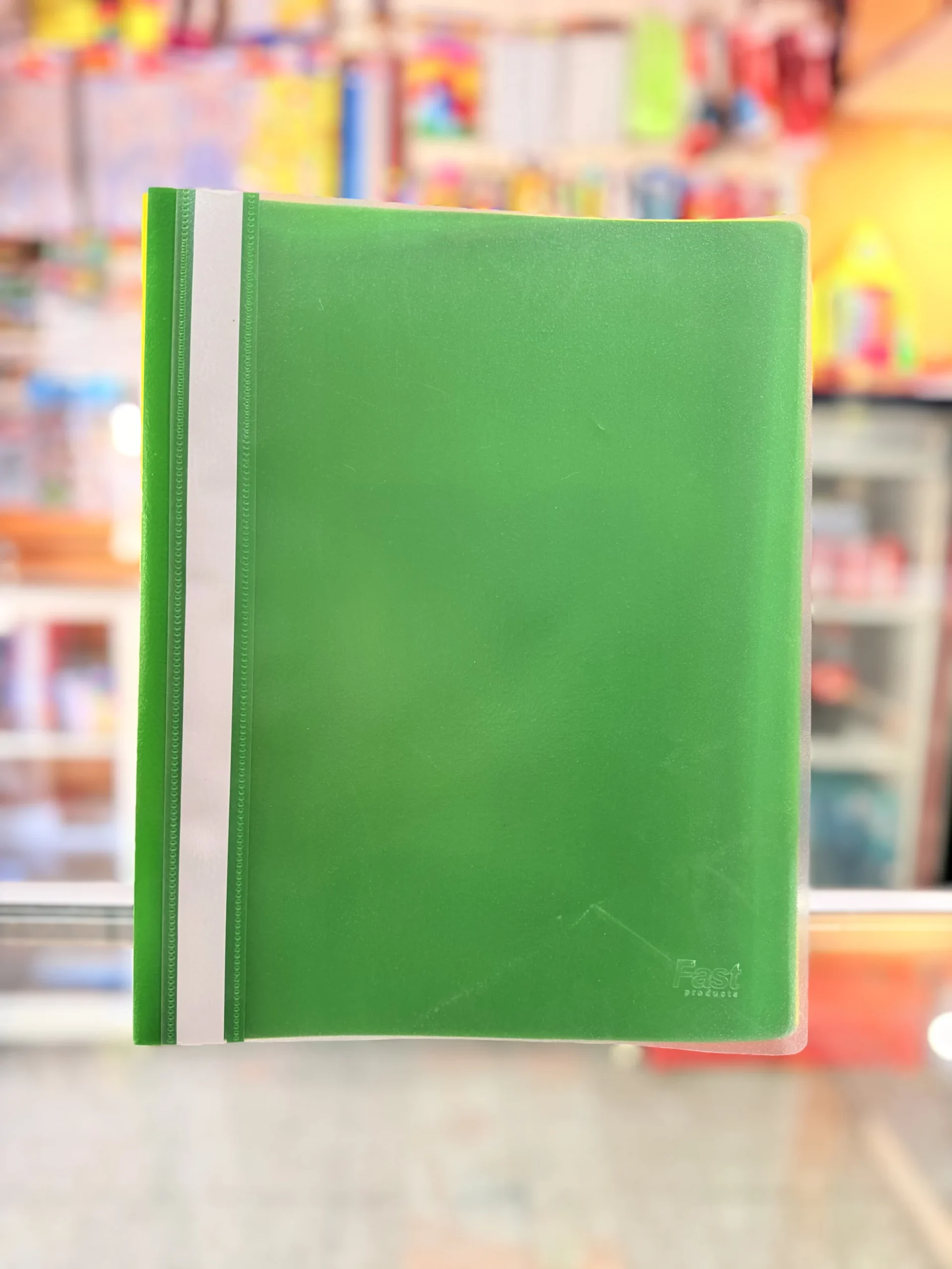 Folder plastico oficio verde