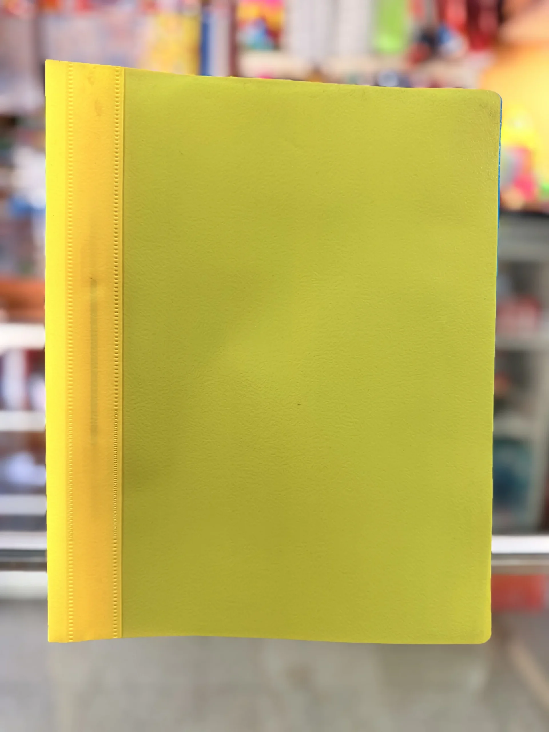 Folder plastico carta amarillo