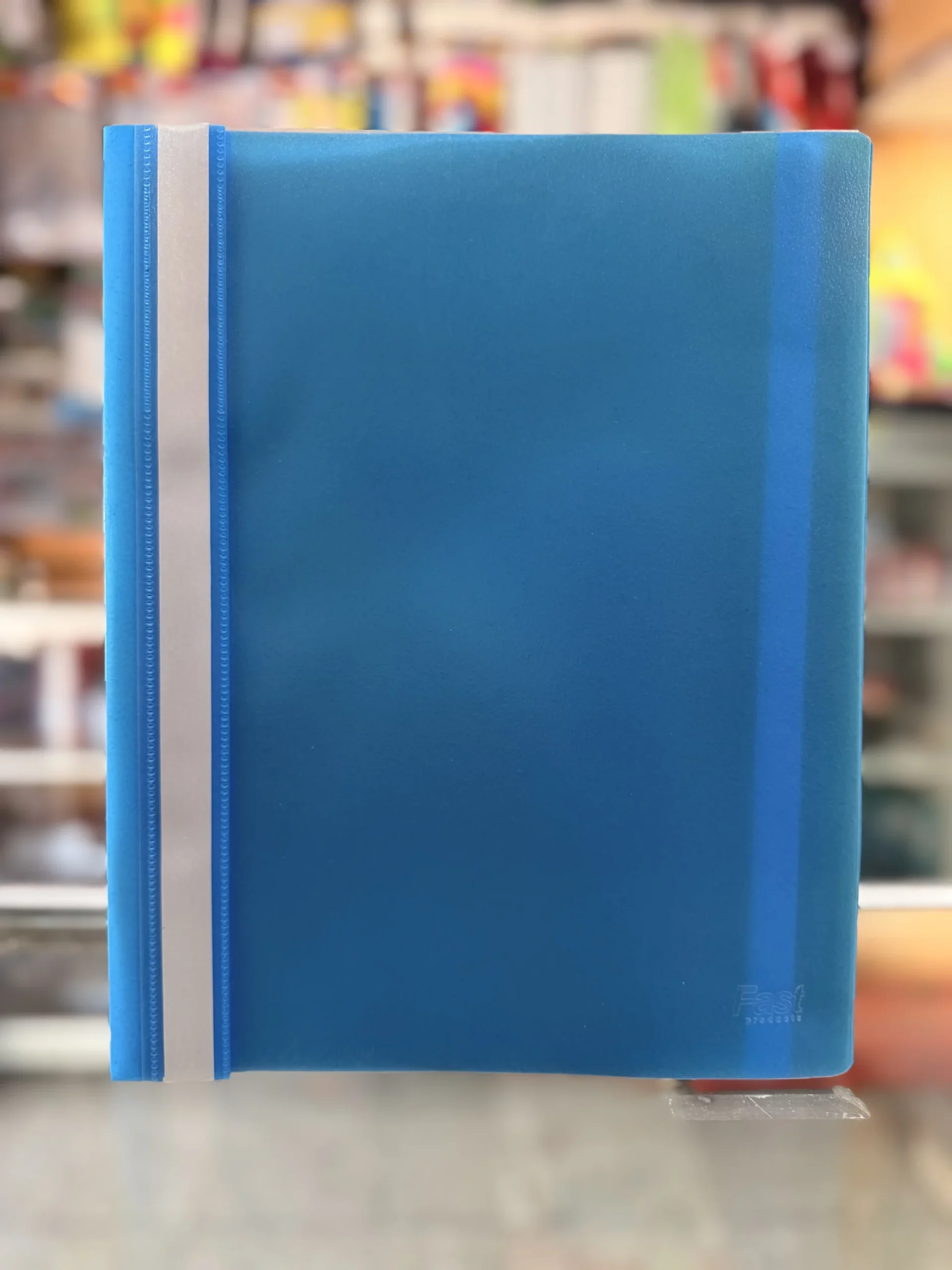 Folder plastico carta azul