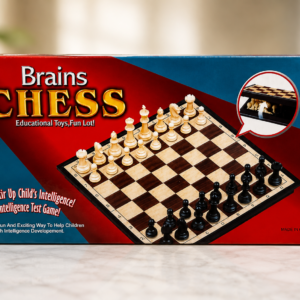 Ajedrez magnetico en caja roja brains chess No. 8308