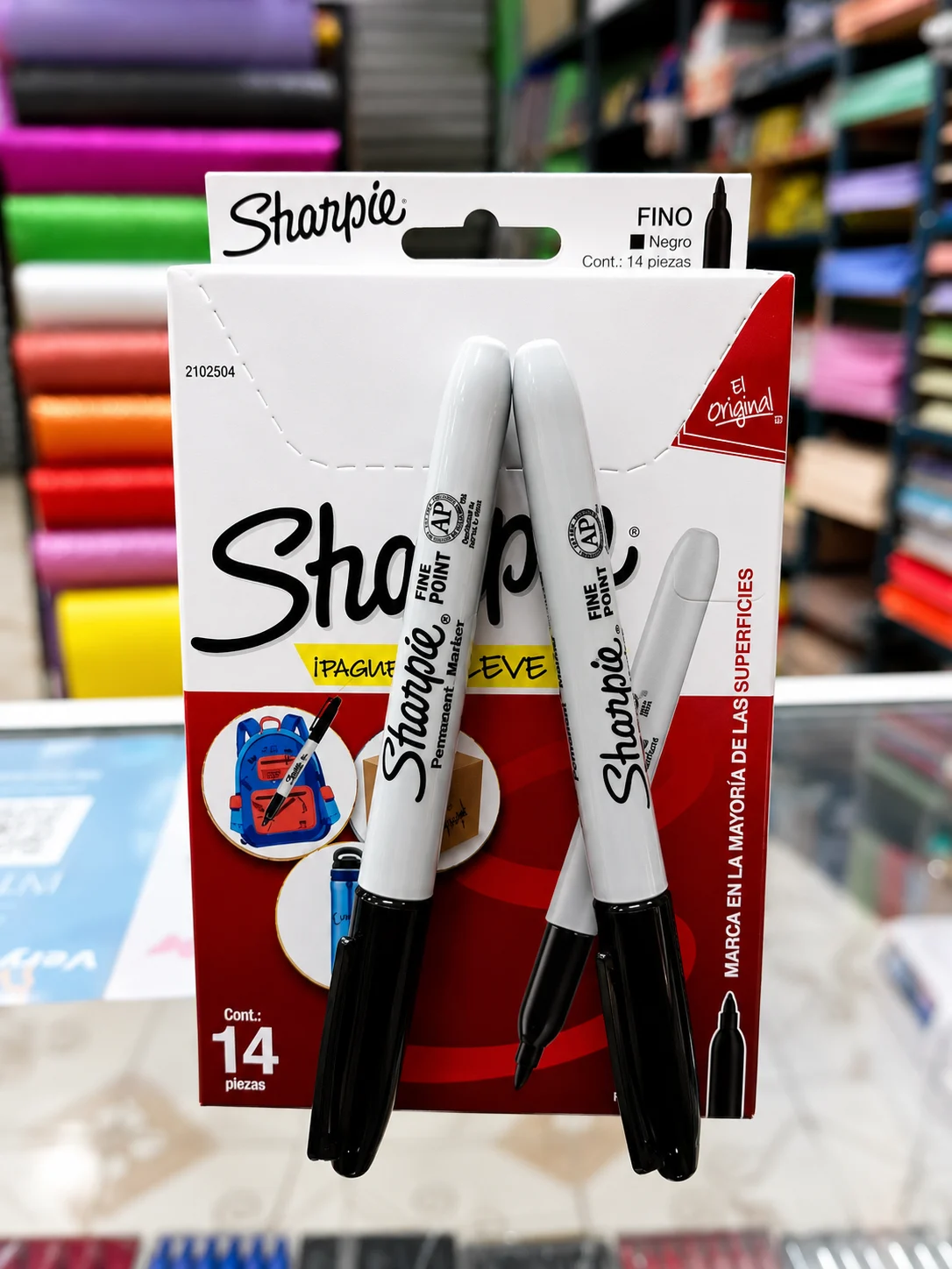 Marcador Sharpie negro