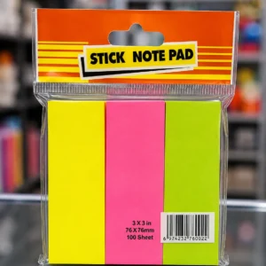 Notas adhesiva precortada Stick Note Pad