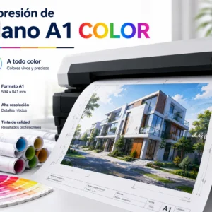 Impresion de plano A1 COLOR