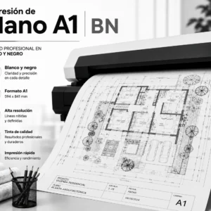 Impresion de plano A1 BN