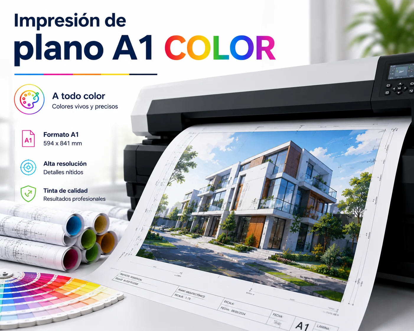 Impresion de plano A1 COLOR