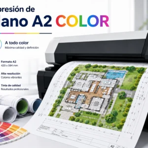 Impresion de plano A2 COLOR