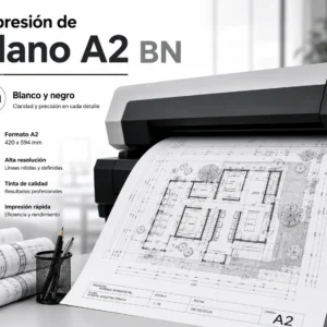 Impresion de plano A2 BN