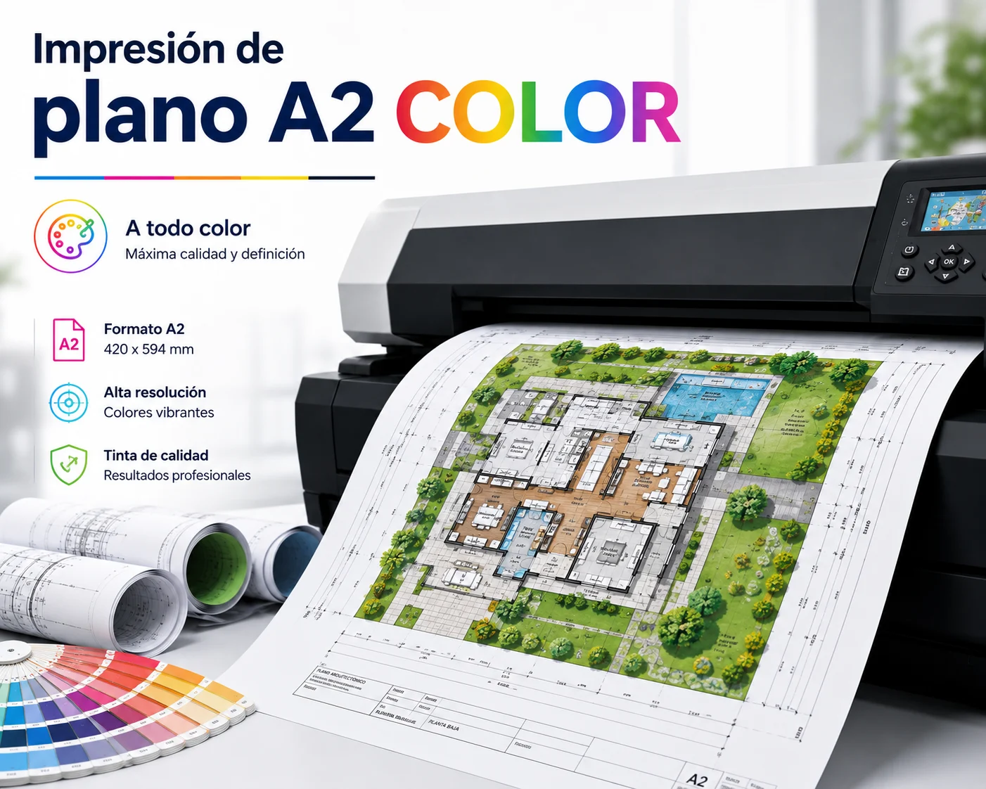 Impresion de plano A2 COLOR