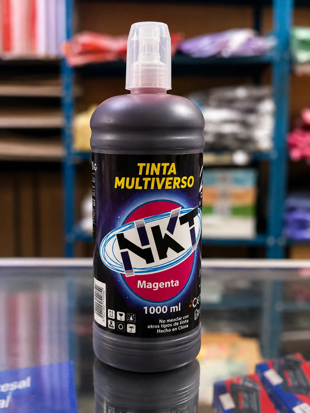 Tinta para impresora color magenta litro 1000ml NKT