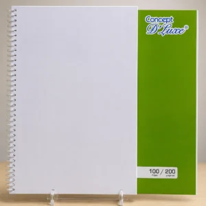Cuaderno espiral 100 hojas dibujo concept