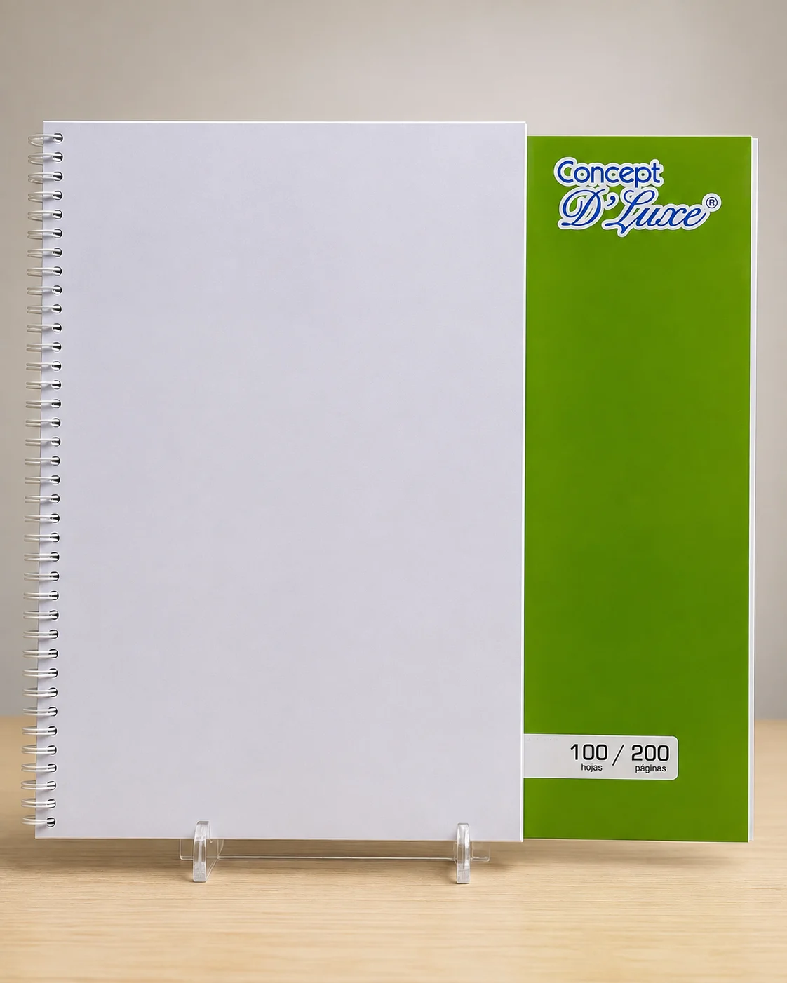 Cuaderno espiral 100 hojas dibujo concept