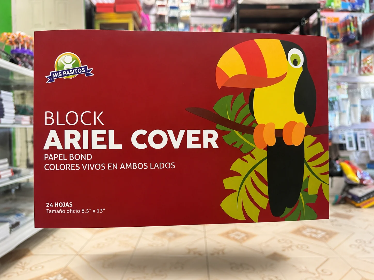 Block arial cover oficio mis pasitos