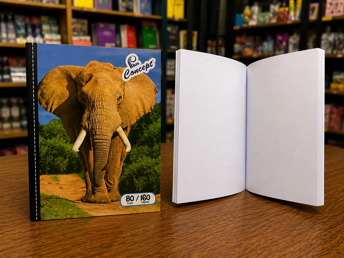 Cuaderno engrapado 80 hojas dibujo concept