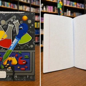 Cuaderno grapado 40 hojas cuadros pequeño