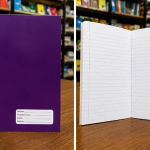 Cuaderno engrapado lineas 100 hojas concept