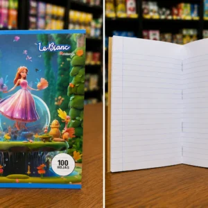 Cuaderno engrapado lineas 100 hojas LeBlanc