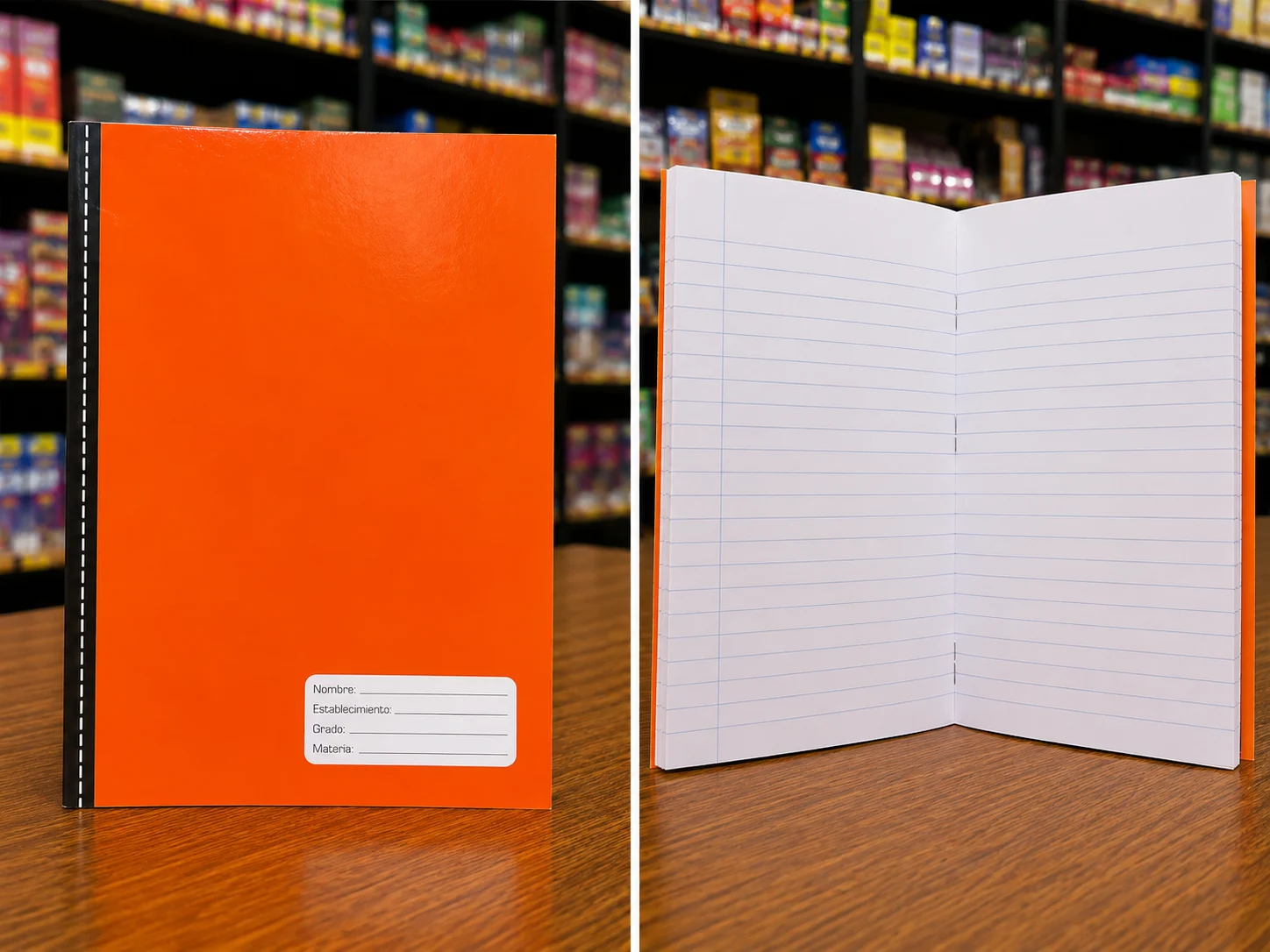 Cuaderno engrapado 80 hojas lineas Concept