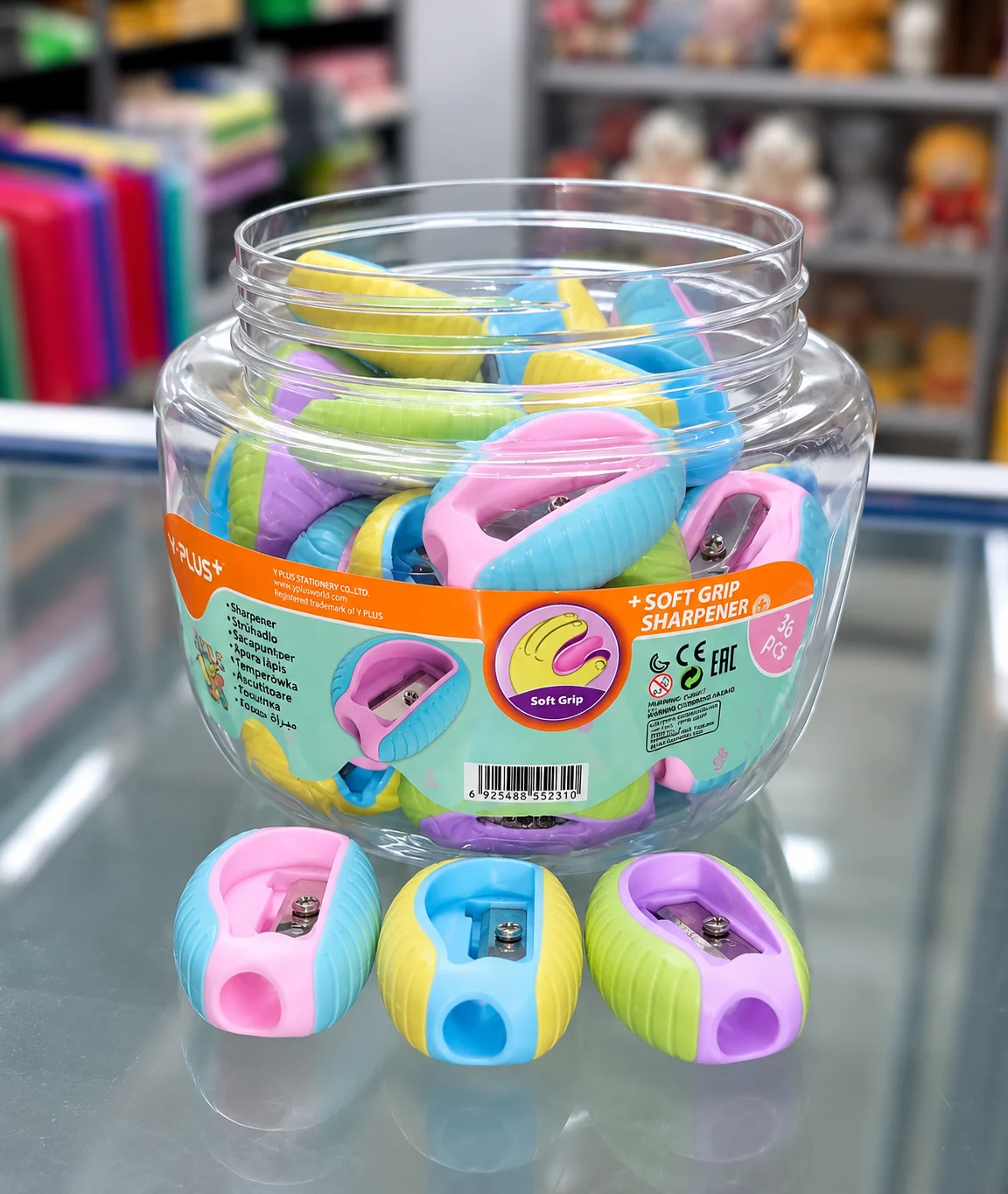 Sacapuntas y-plus bugle pastel