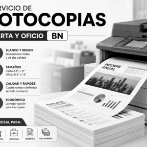 Fotocopias BN