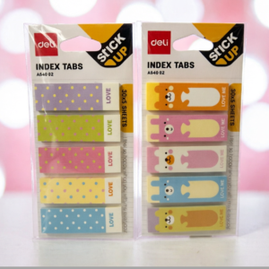 Notas adhesivas index tabs A640 02 Deli