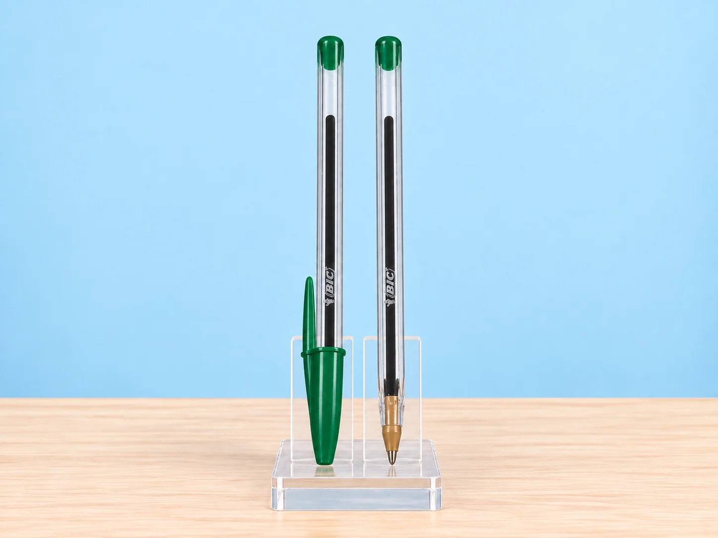 Lapicero bic verde x unidad