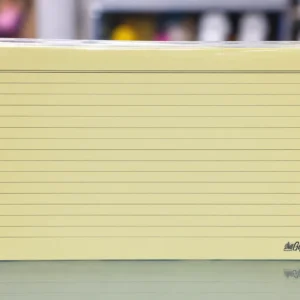 Ficha bibliografica linea amarillo 5*8 x ciento