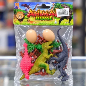 Dinosaurio con palmera