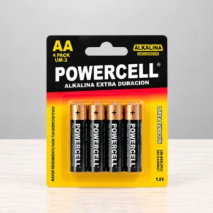 Bateria en carton AA 4 pack Powercell