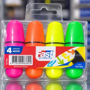 Resaltador mini FAST 4 unidades