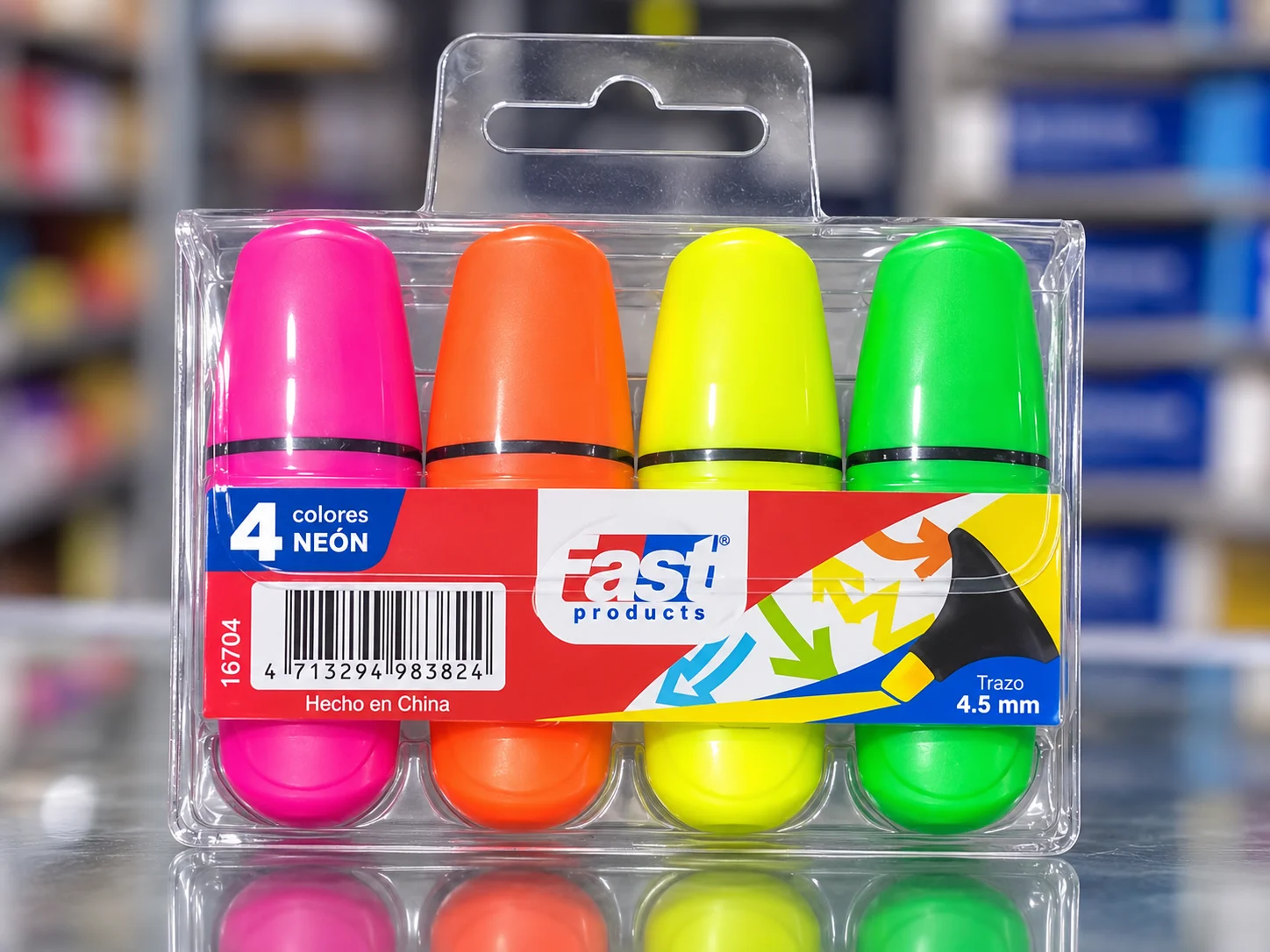 Resaltador mini FAST 4 unidades