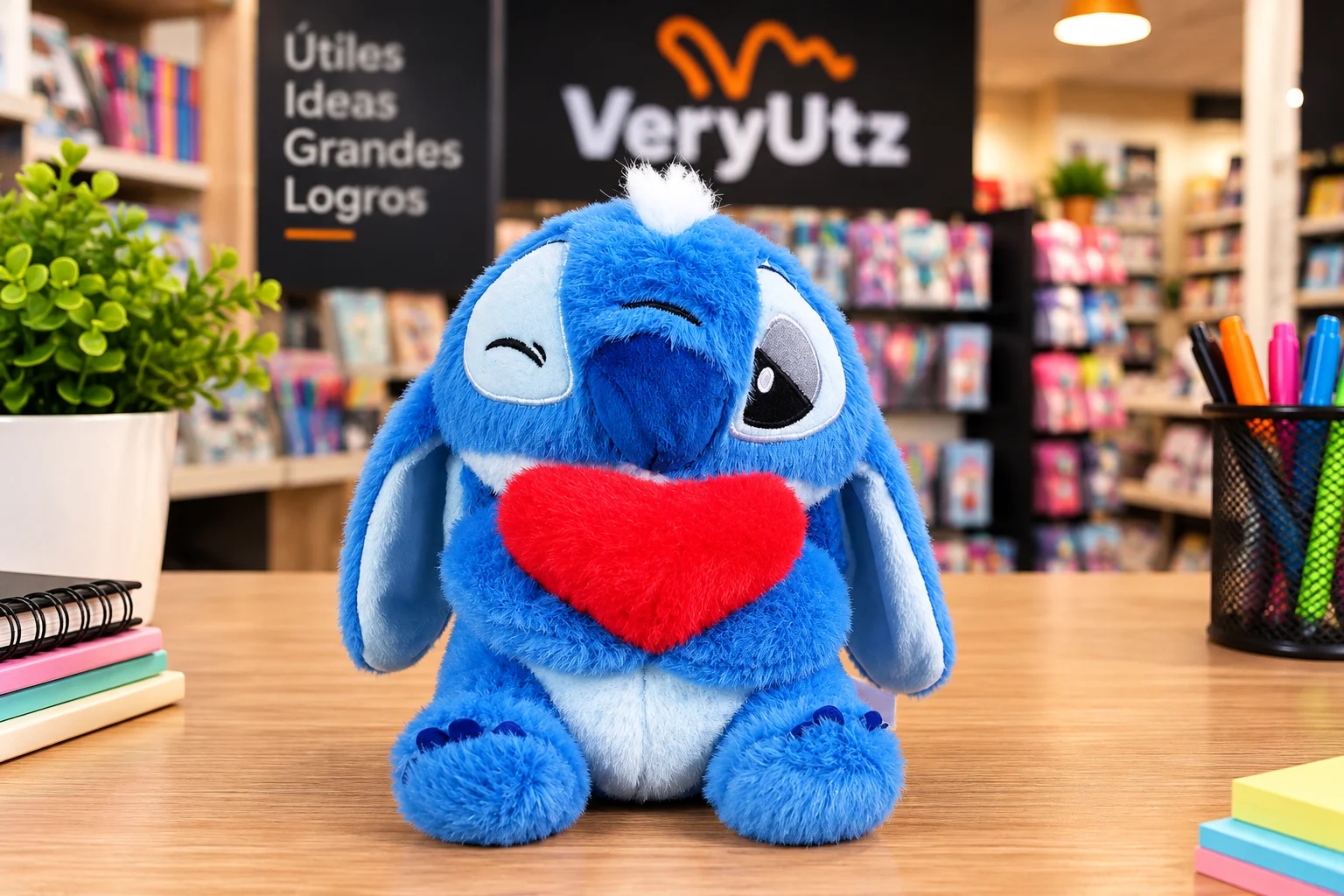 Peluche Stich con corazon