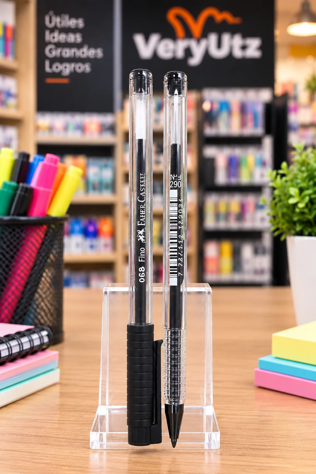 Lapicero Faber castell punto fino NEGRO 0.7