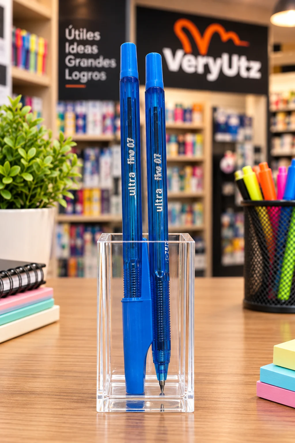 Lapicero Bolik Azul 0.7 x unidad