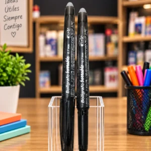 Lapicero borrable 0.7 mm Negro FAST