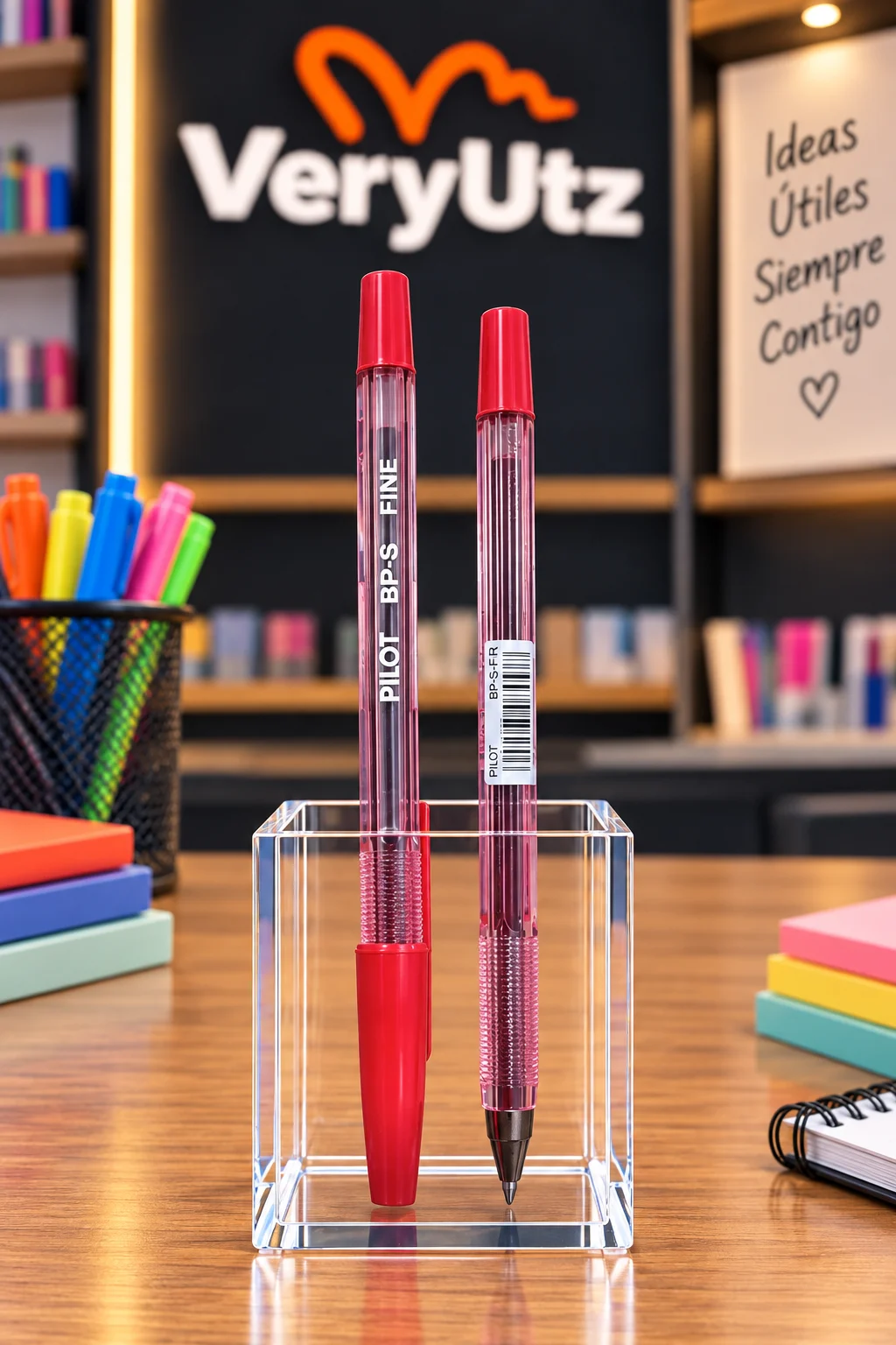 Lapicero Pilot BP-S-F-L FINE ROJO x unidad