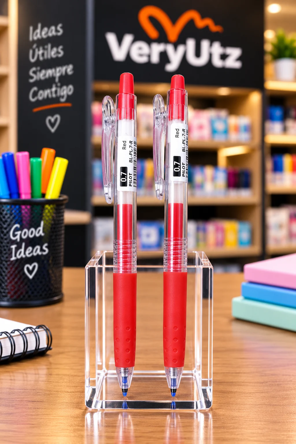 Lapicero pilot BL-PL-7-B 0.7 poplol ROJO
