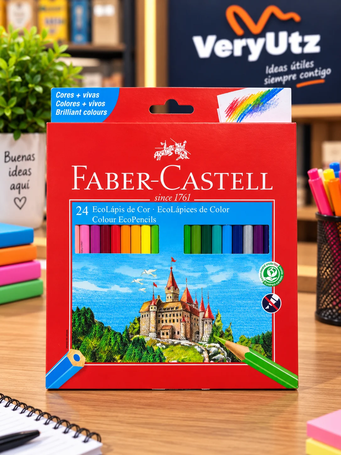 crayon 24 colores faber castell