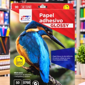 paquete Papel adhesivo Glossy 90 gramos 50 hojas