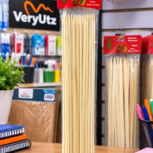 Pinchos planos de 50cm bamboo skewers