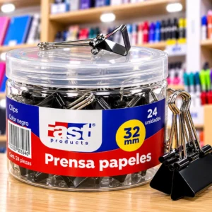 Prensa papel 32mm 24 unidades Fast